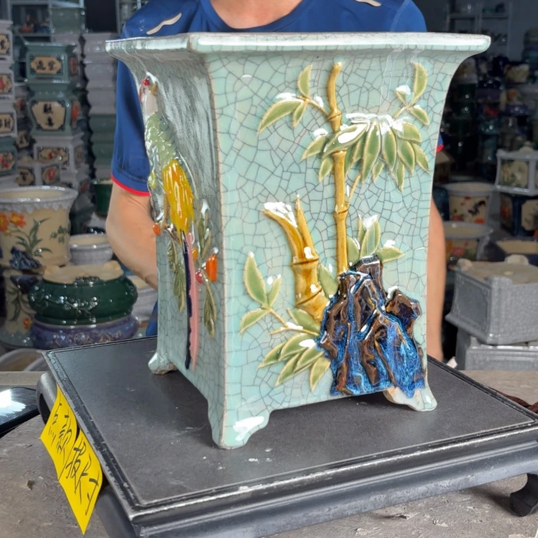 一风堂石湾花盆 内16*24