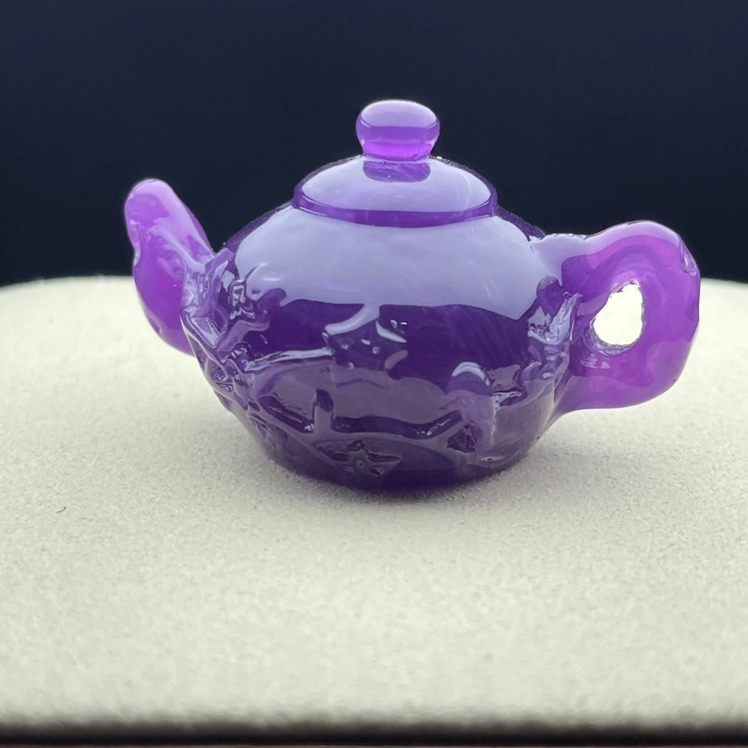 非金属树脂吊坠 440紫色经典精美时尚气质百搭把把壶一个