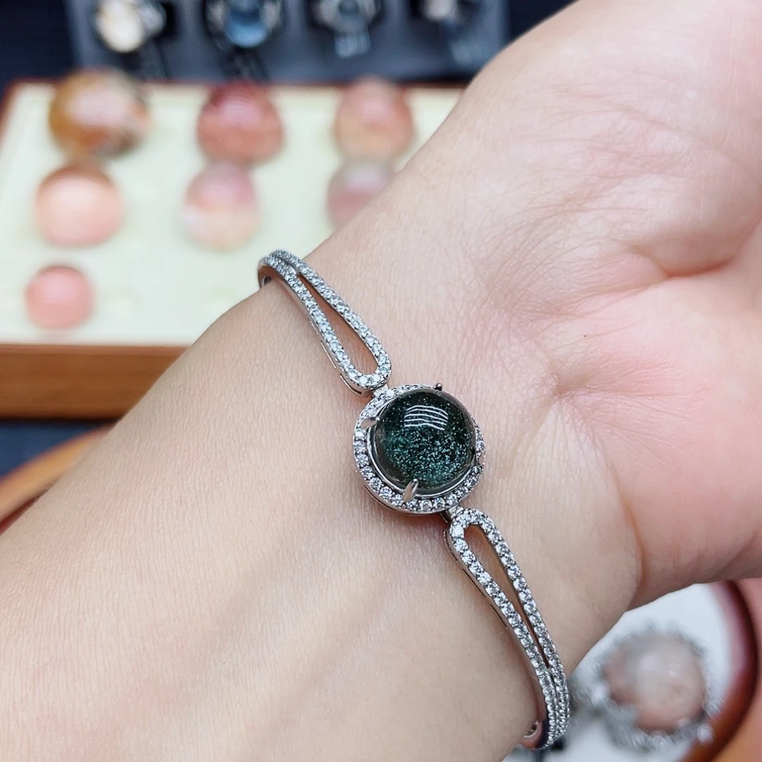 水晶手链银S925镶嵌