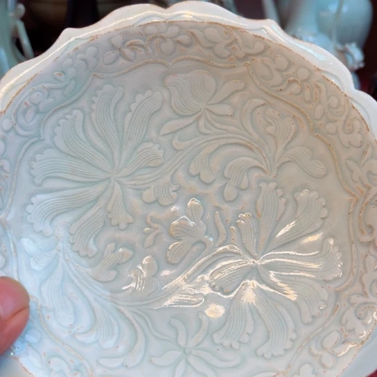 湖田窑刻花洗包邮