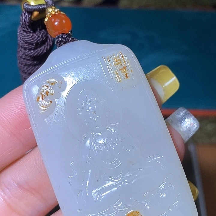 如***意颈饰未镶嵌和田玉