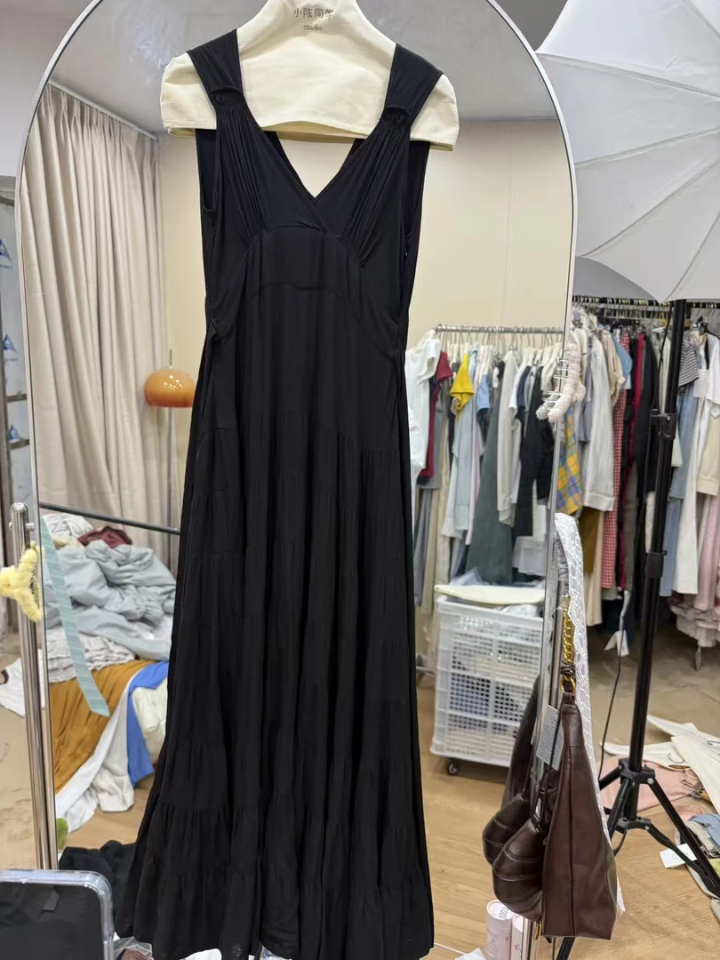 法式气质小众设计连衣裙4a6