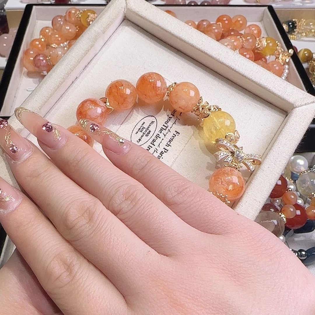 水晶手链未镶嵌牛****^把