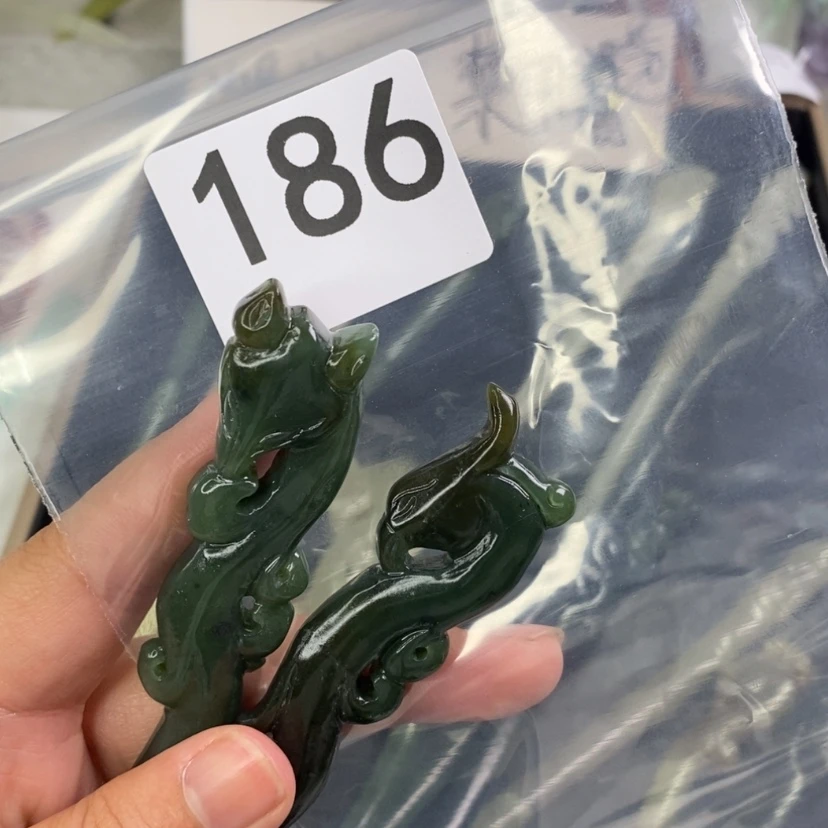 【闪购商品】和田玉发饰未镶嵌霖*