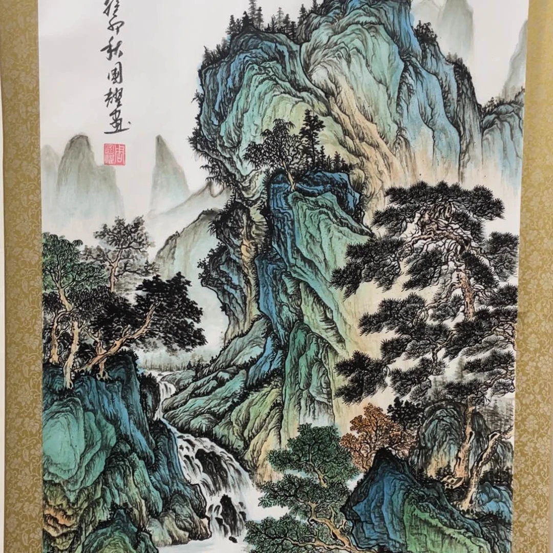 国画老师手笔手绘作品y
