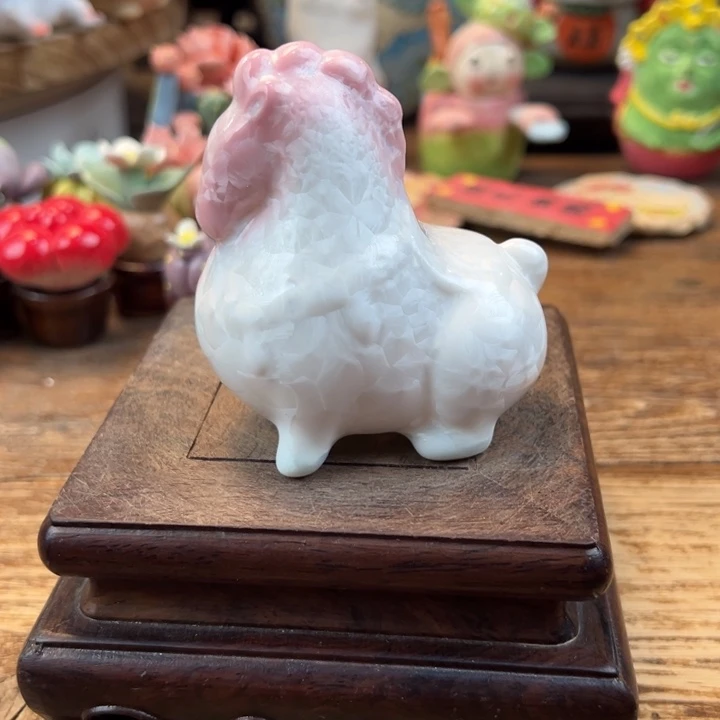 陶摆件小镇青花每日有新品