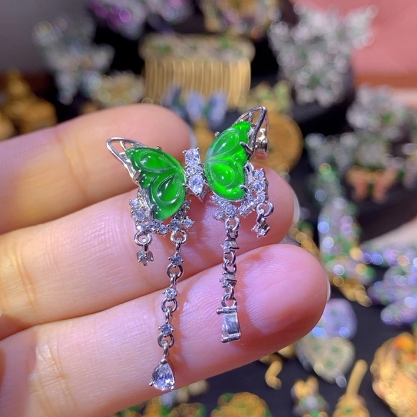【闪购商品】银S925镶嵌挂件翡翠