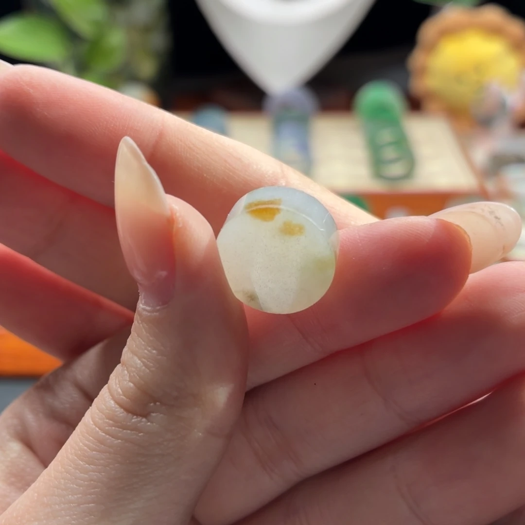 未镶嵌定制翡翠虎皮戒指心