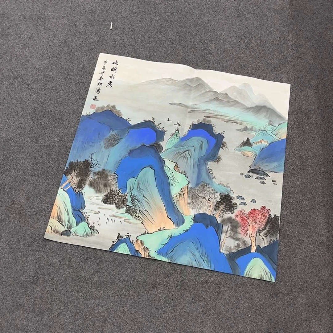 国画D国画单幅任发（尺寸69x69)