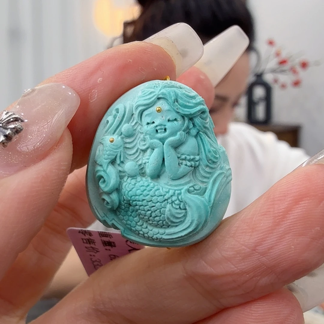 绿松石未镶嵌珠宝奇石