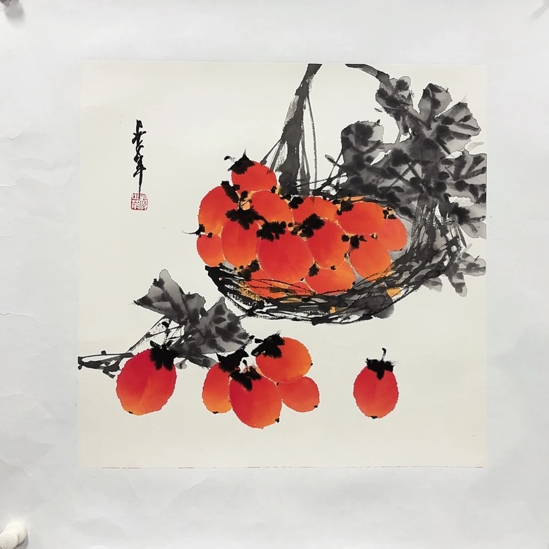国画亲笔手绘放心去藏