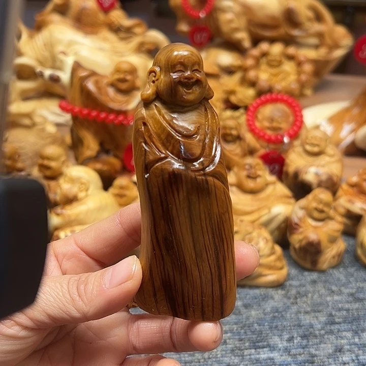 柏木太行崖柏手把摆件