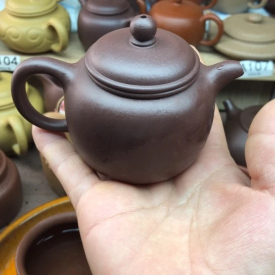 茶壶紫砂紫泥匏尊140豪升左右