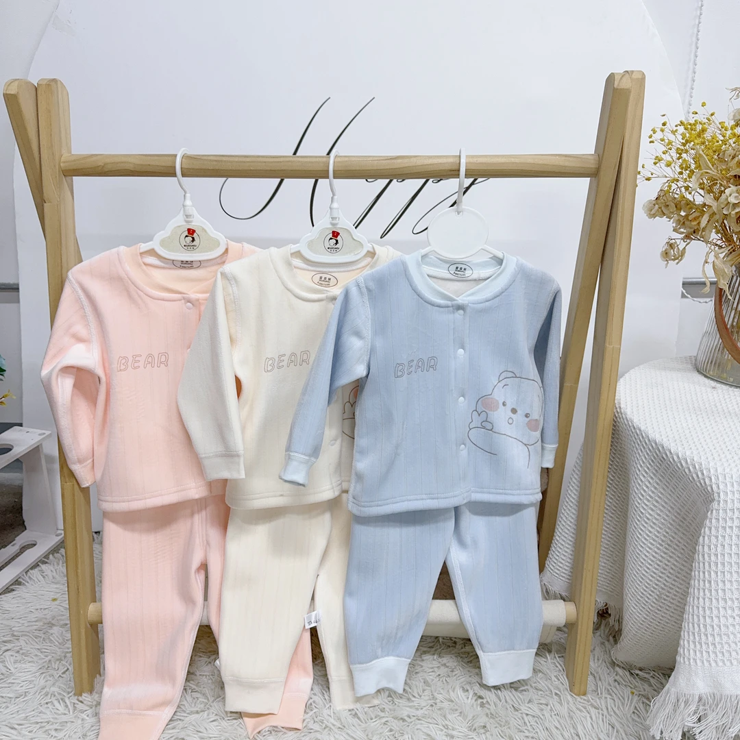 55392素色不倒绒套装