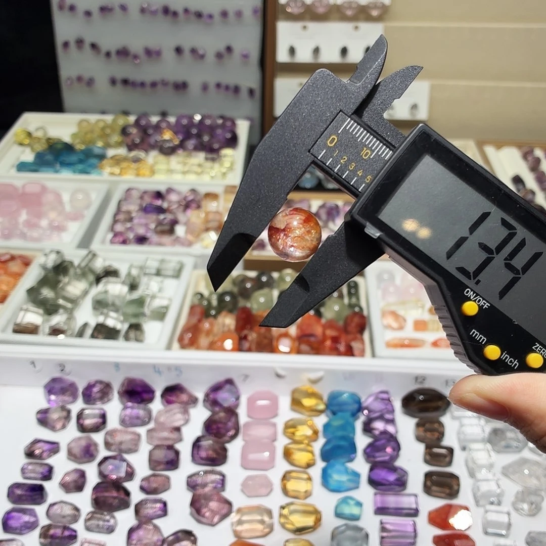 未镶嵌水晶吊坠(不含链)胶花 圆珠 打孔定制不退换