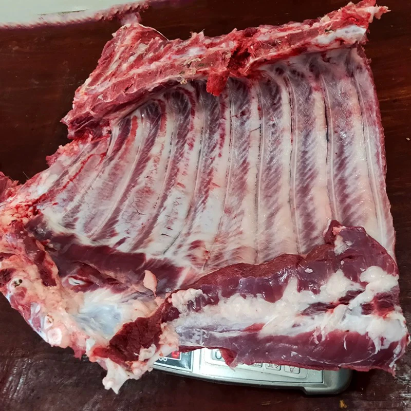 土猪排骨湖南山里散养土猪肋排熟食粮食猪排骨