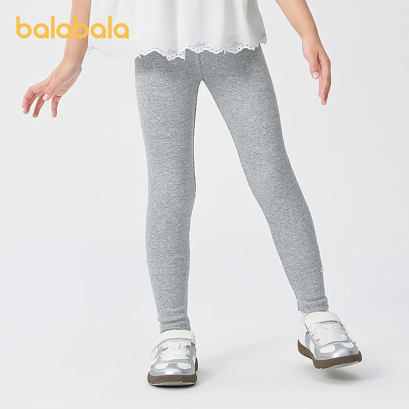 【商场同款】巴拉巴拉女童打底裤儿童裤子2025夏装新款中大童长裤