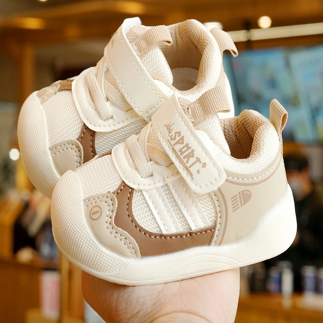 婴幼儿学步鞋春季新款初学者宝宝鞋子1-2岁儿童软底防滑透气单鞋