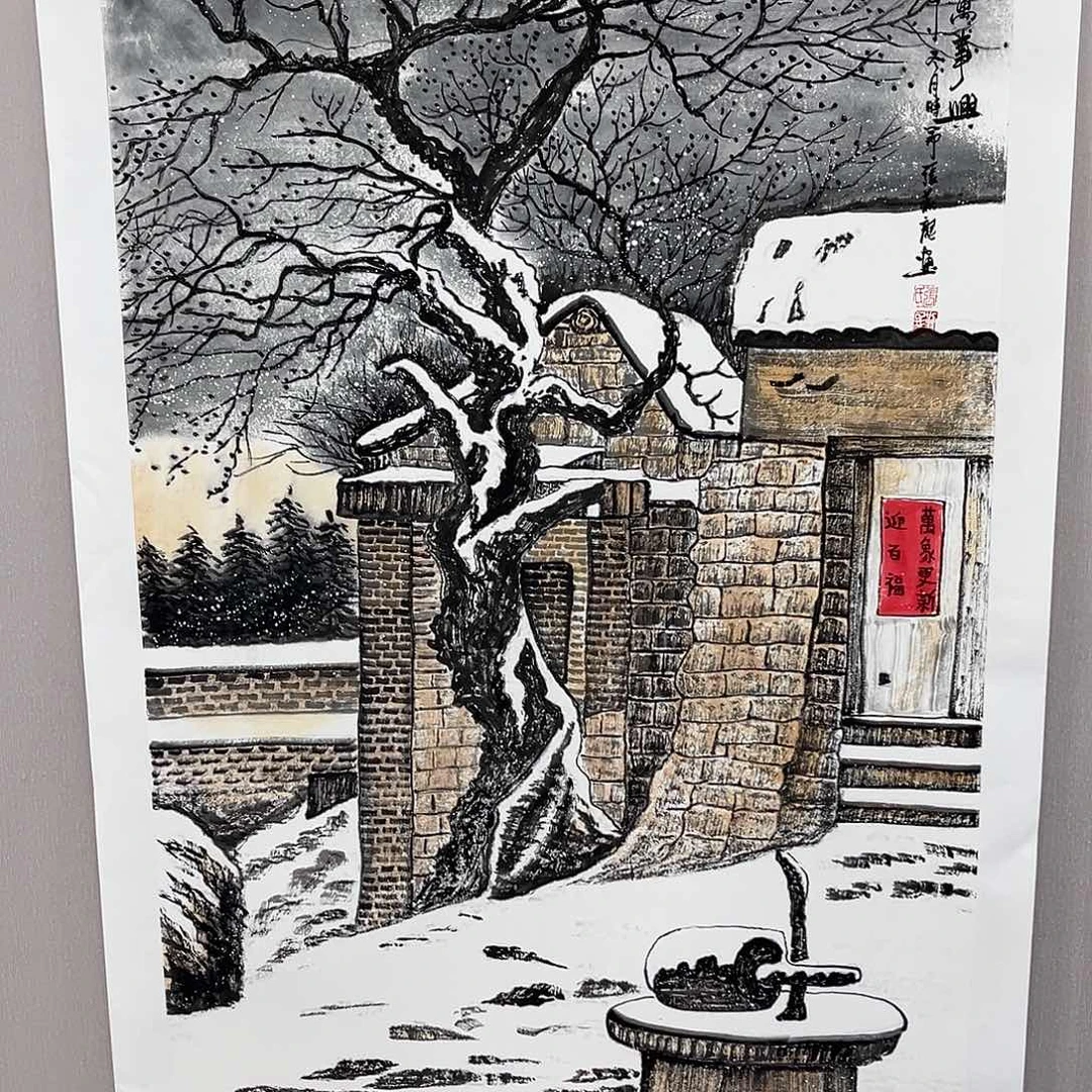 国画宣纸国画纯手绘作品