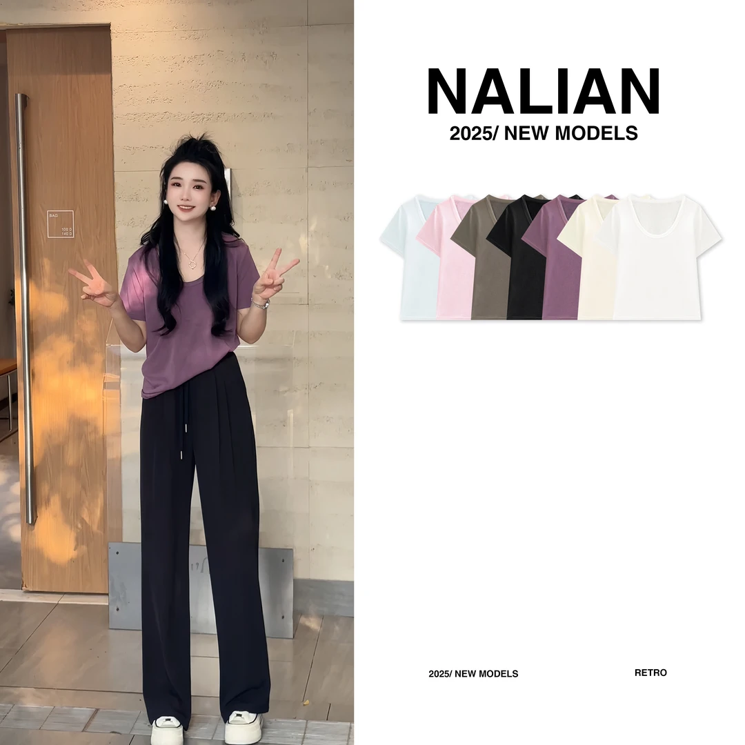 JGCPB88919＃纯色百搭简约T恤88919