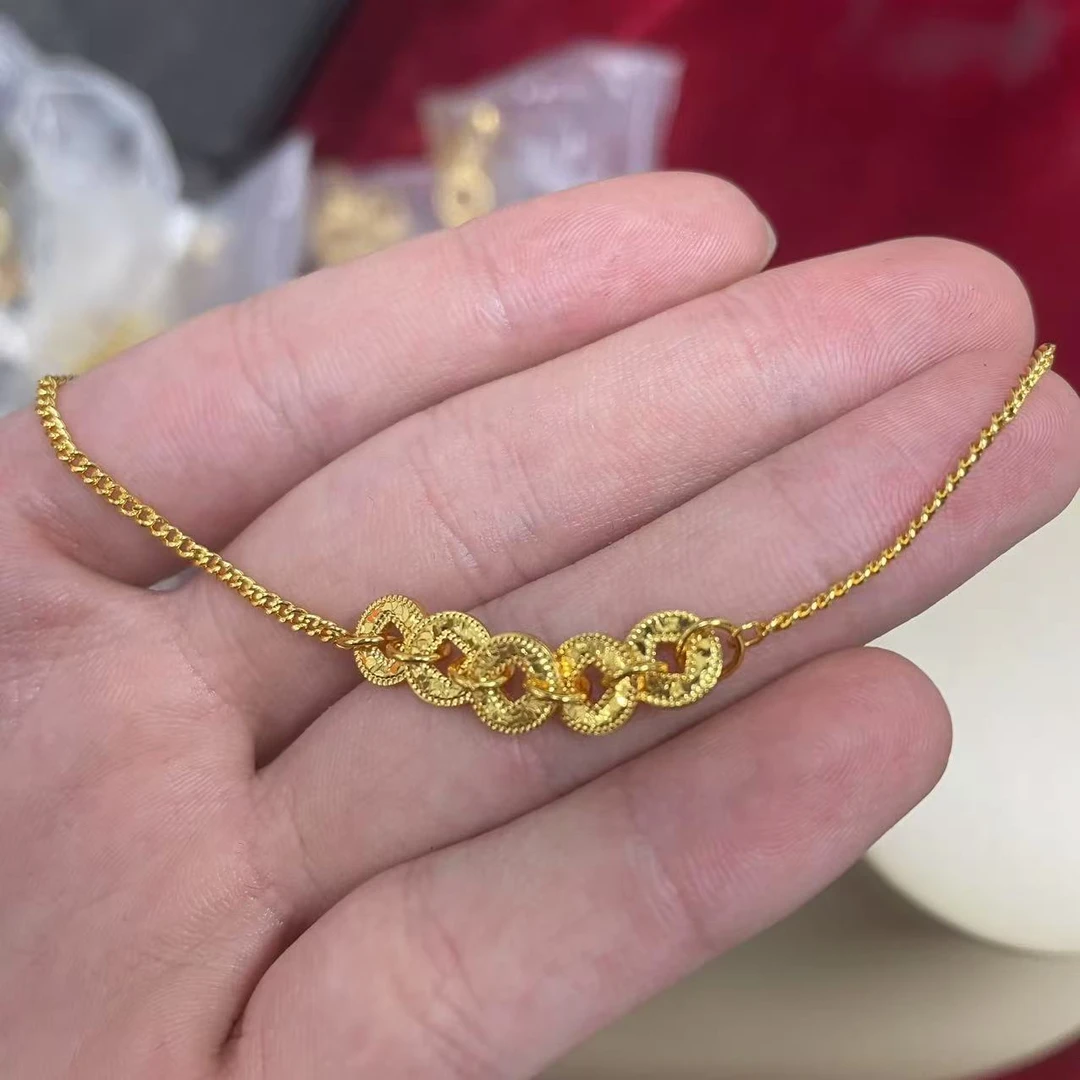 垚会长好物——五帝钱风尚百搭手链c71