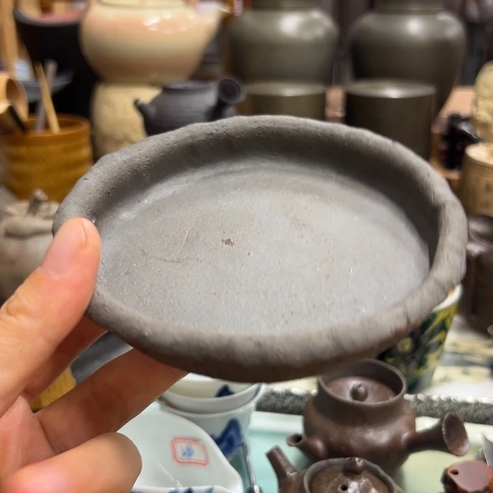 南蛮柴烧壶茶壶承