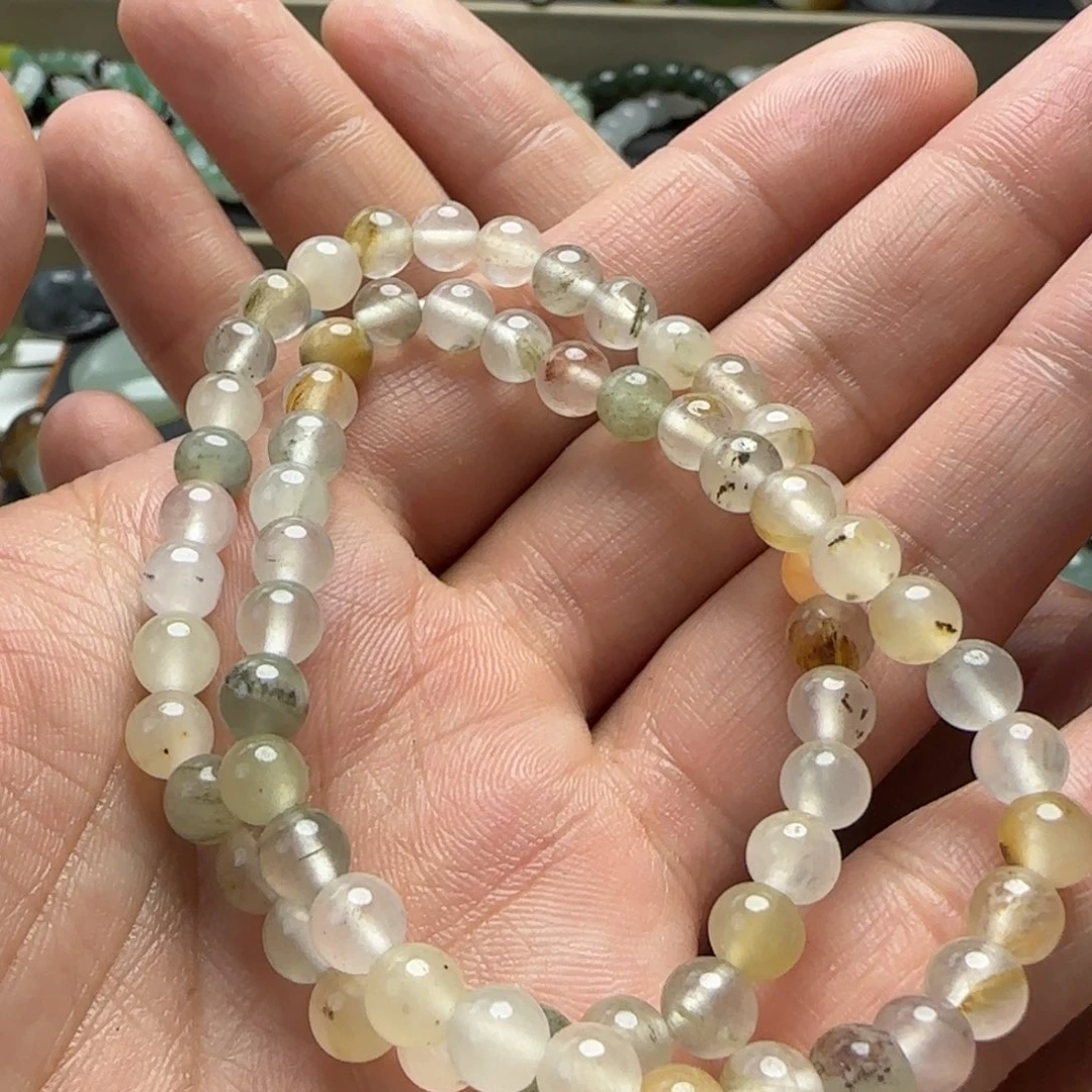 石英质玉手链合金随机发一福利