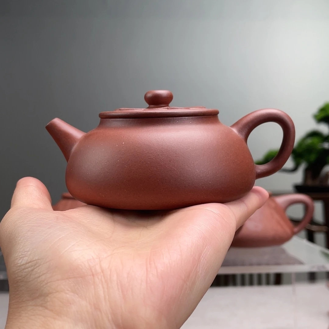 【闪购商品】茶壶紫砂九*红皮龙夏花容量150cc