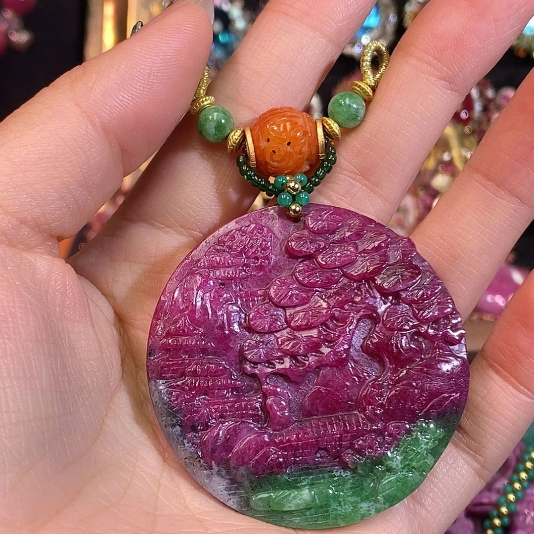 红宝石银S925镶嵌手链