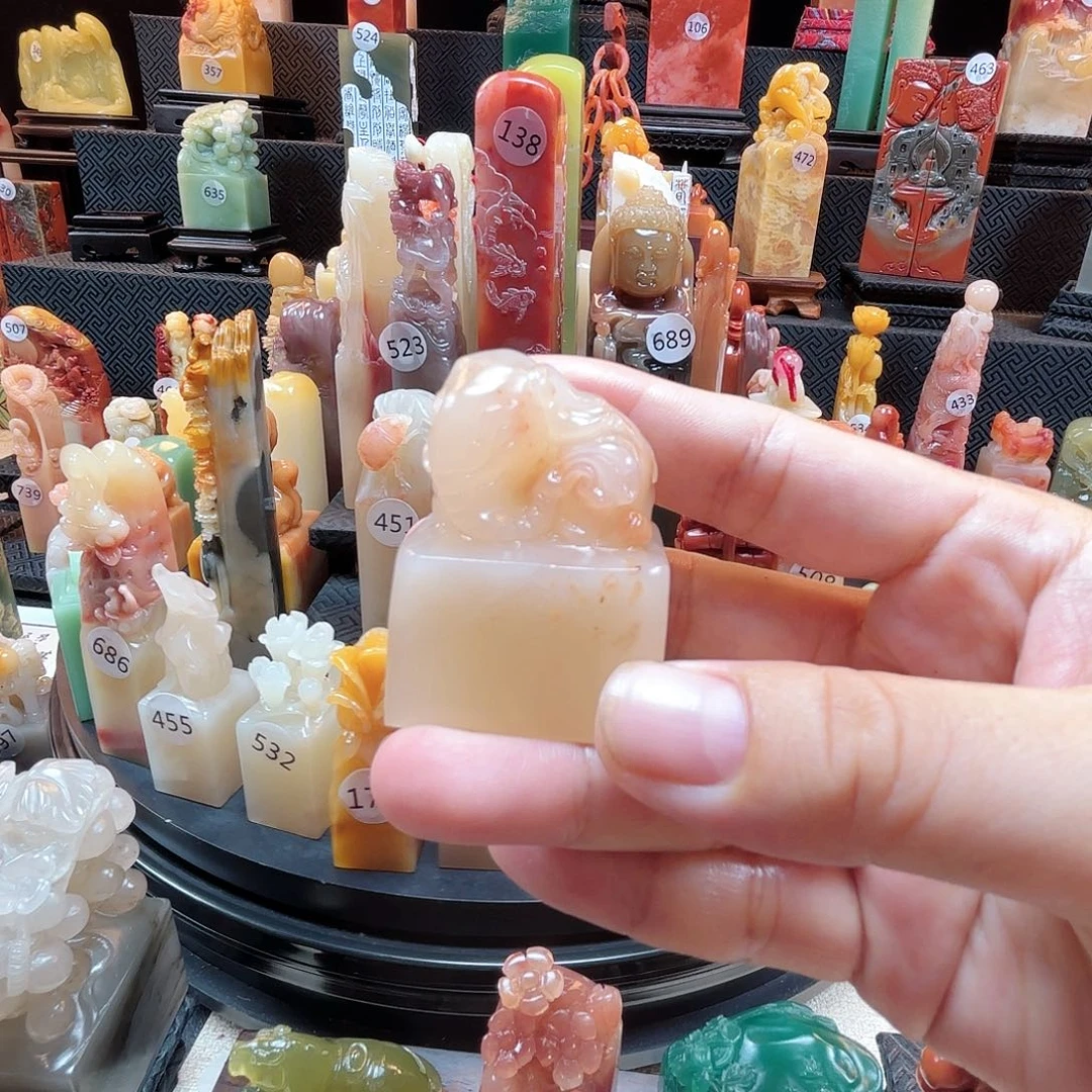 寿山石其他大象墩子