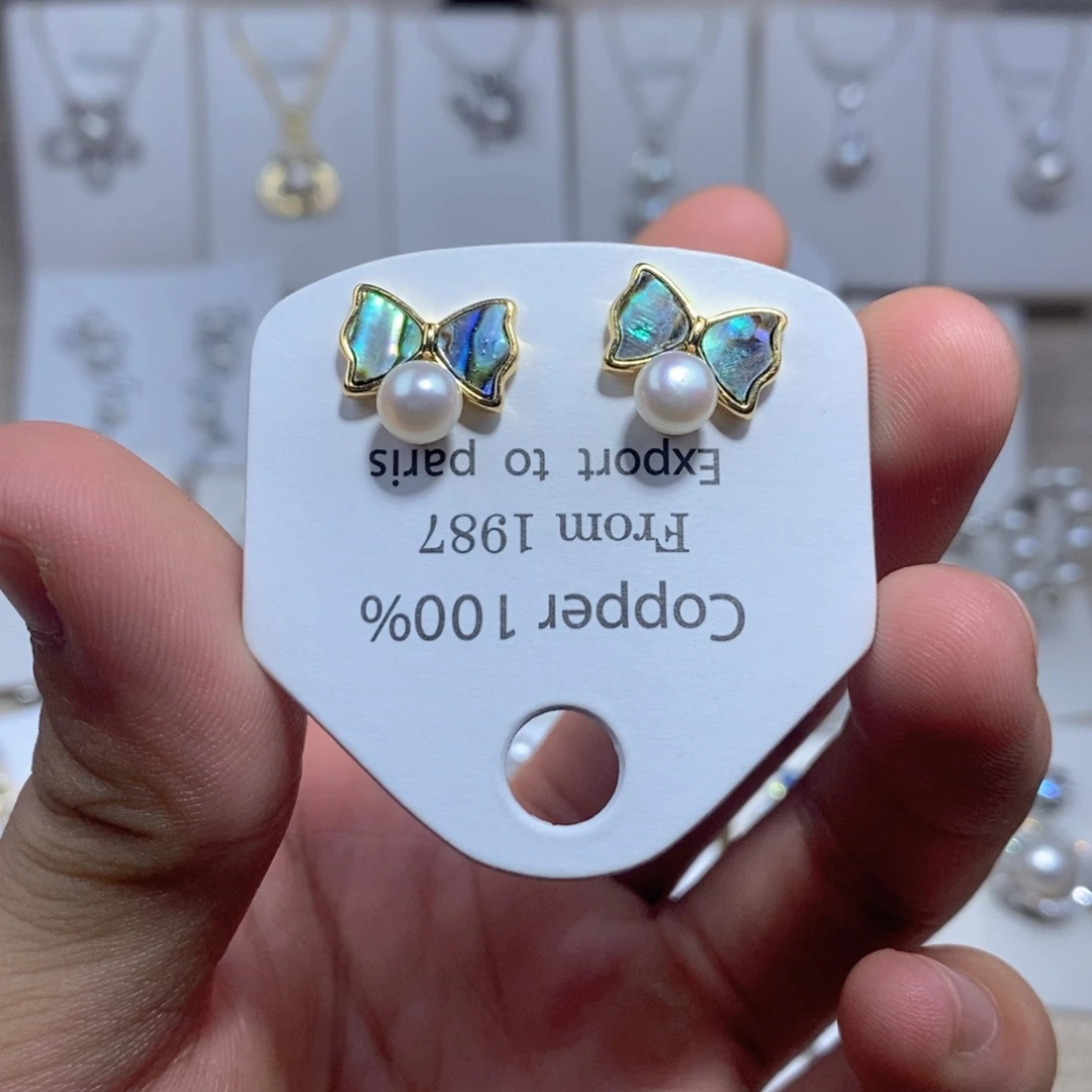 未镶嵌耳饰淡水珍珠