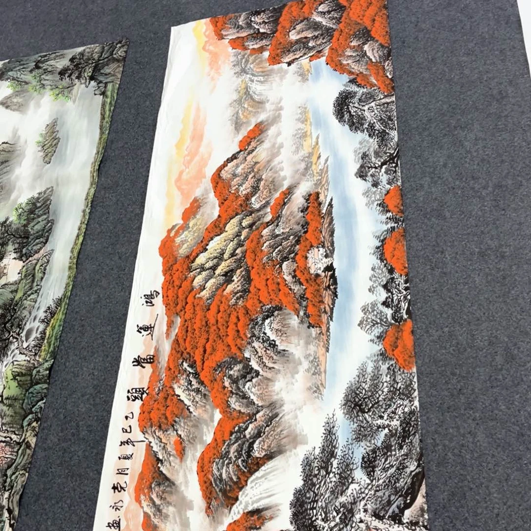国画国画作品老师手绘