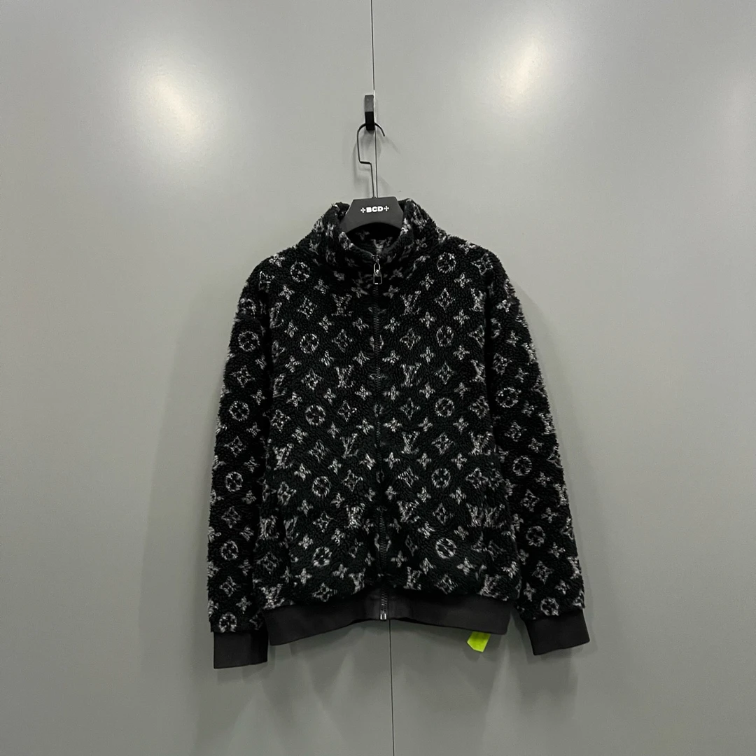 95新 LouisVuitton/路易威登 满印老花泰迪大衣 S码/17999/