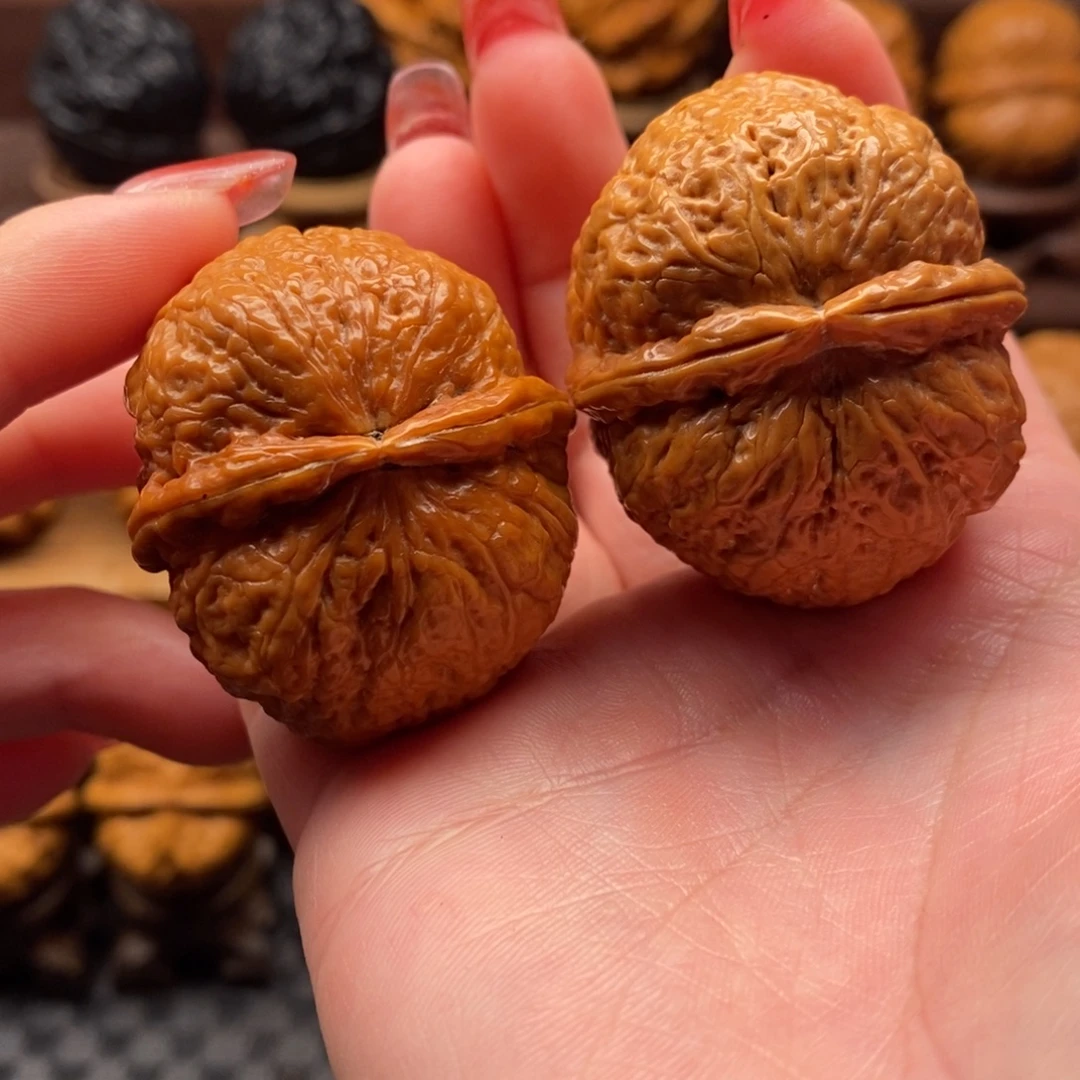 文玩核桃把件41木沉珠