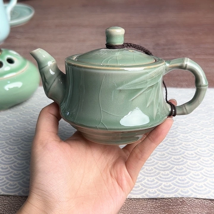 龙泉云间青瓷小米茶器