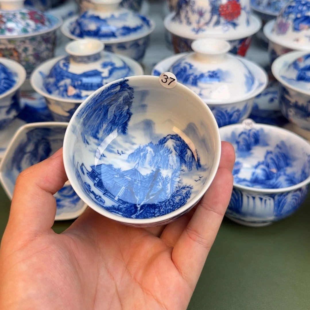 彦祖纯手工手绘茶具37