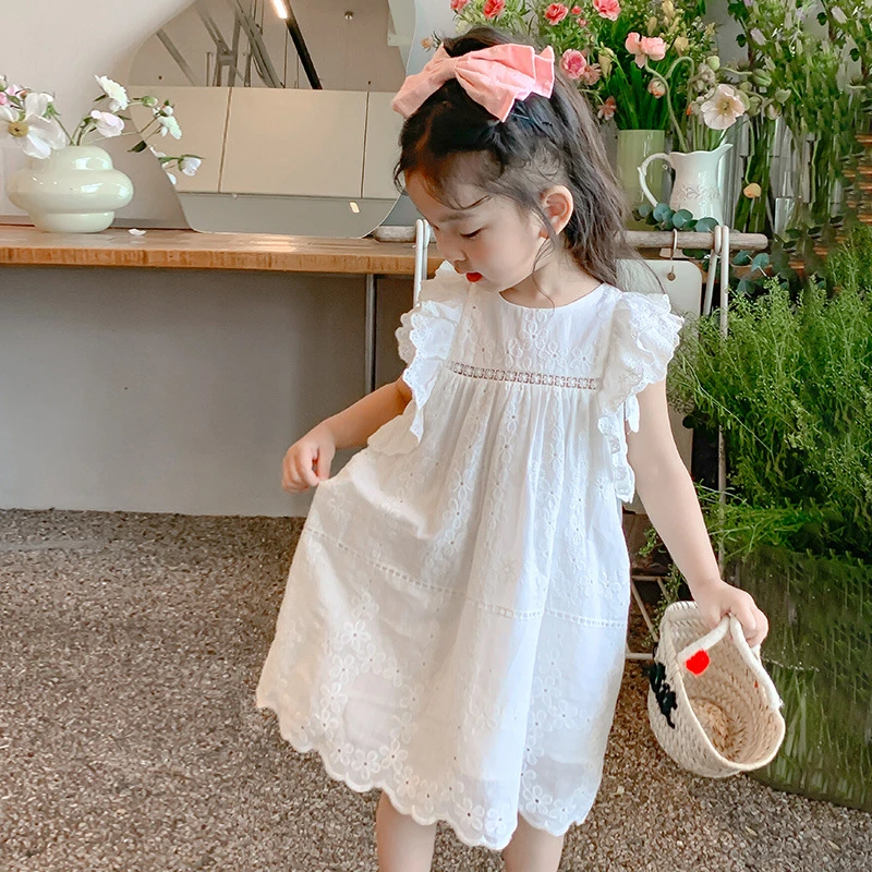 女童夏季连衣裙2025新款洋气女宝宝夏装女孩公主裙子夏款衣服