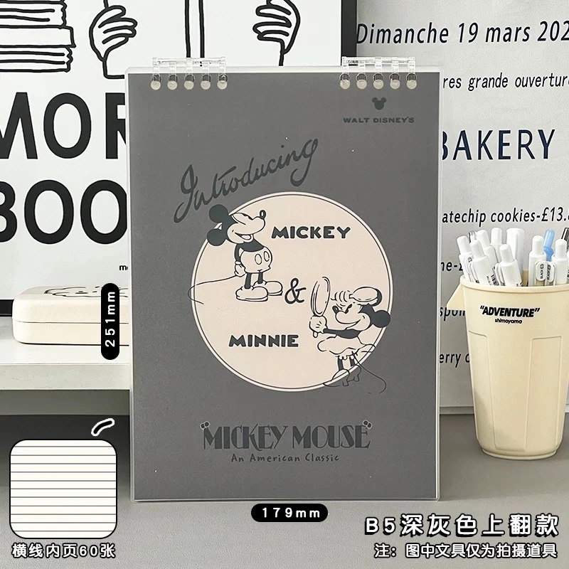 美式风加厚笔记本本子可平摊学生考验无线本高颜值A5记事本