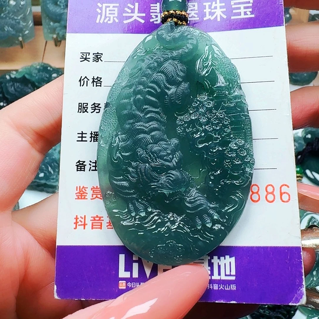 颈饰未镶嵌翡翠纯天然A货翡翠