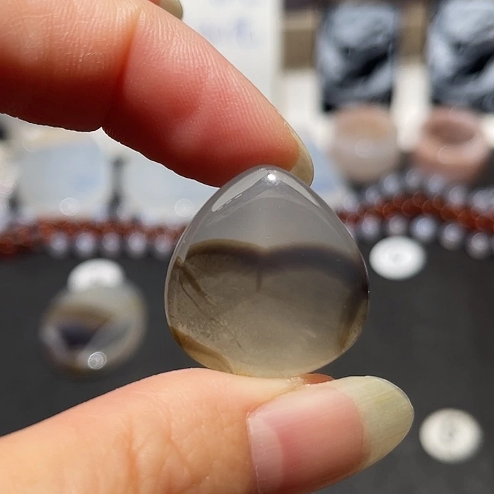 玛瑙/玉髓未镶嵌吊坠(不含链)