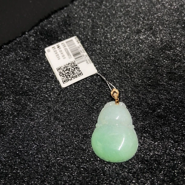 金镶天然翡翠福禄