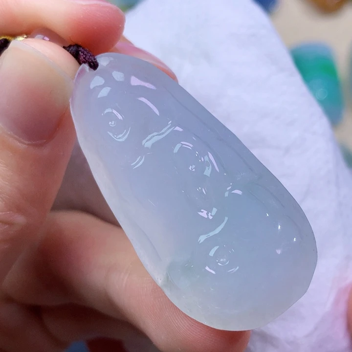 翡翠未镶嵌吊坠(不含链) 9034