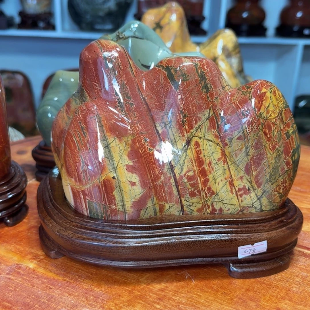 石材乳源彩石摆件