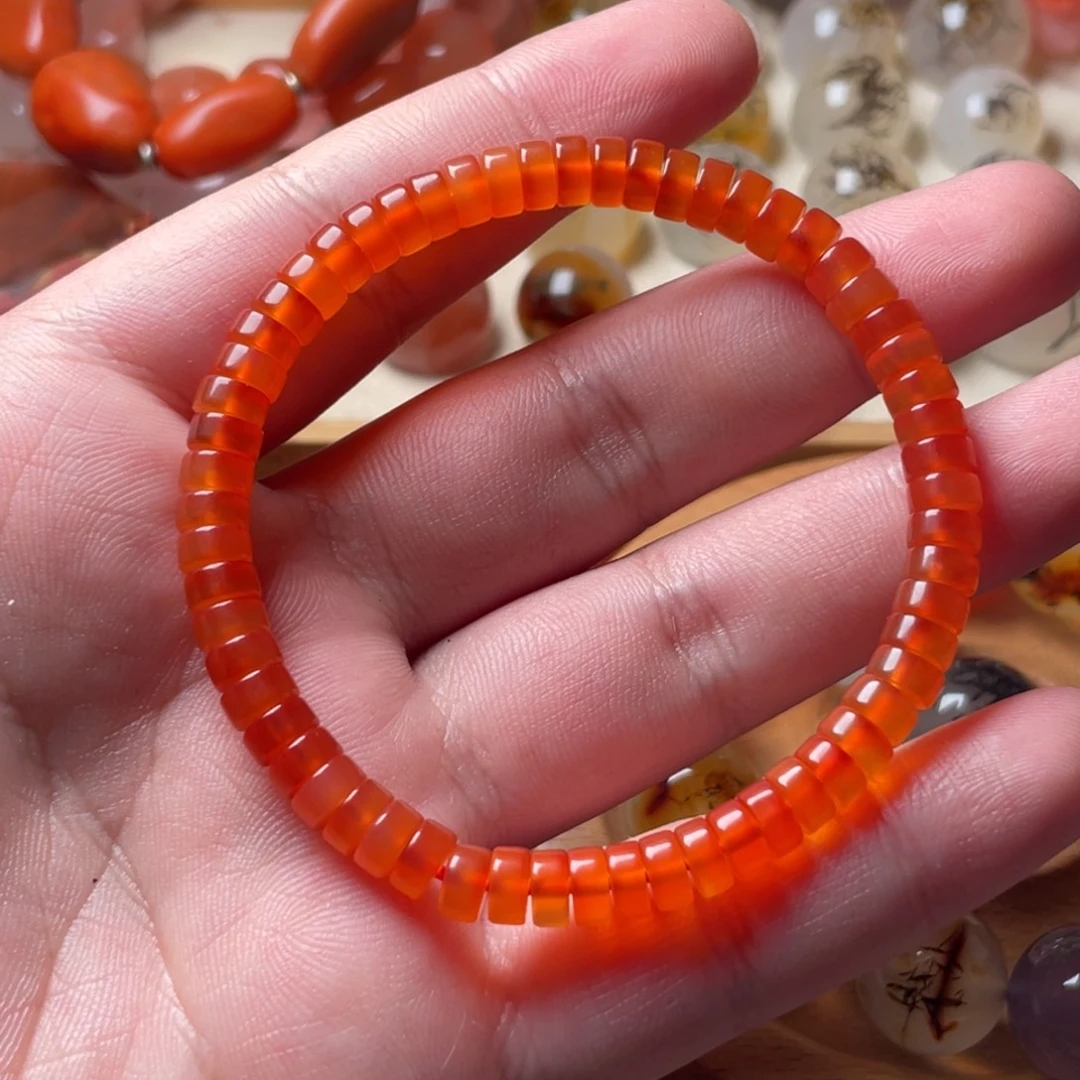 牧***神未镶嵌手串南红玛瑙