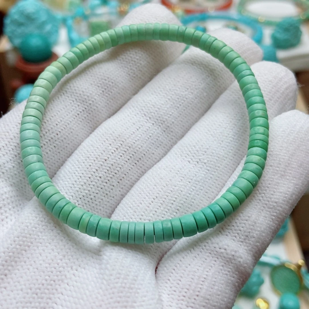 绿松石未镶嵌单圈4.5mm