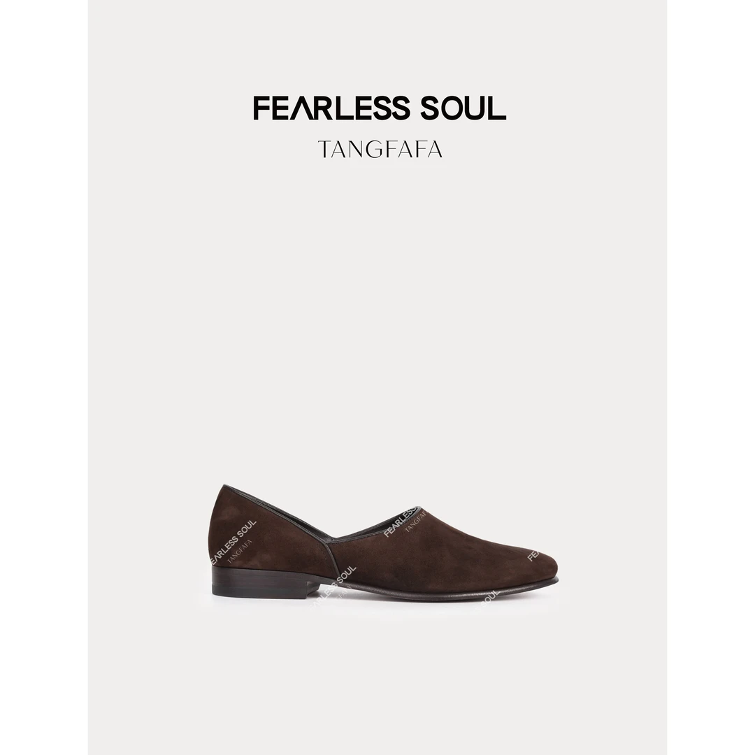 TFF X FS 极简风老钱浅口羊皮单鞋 824FU168 -