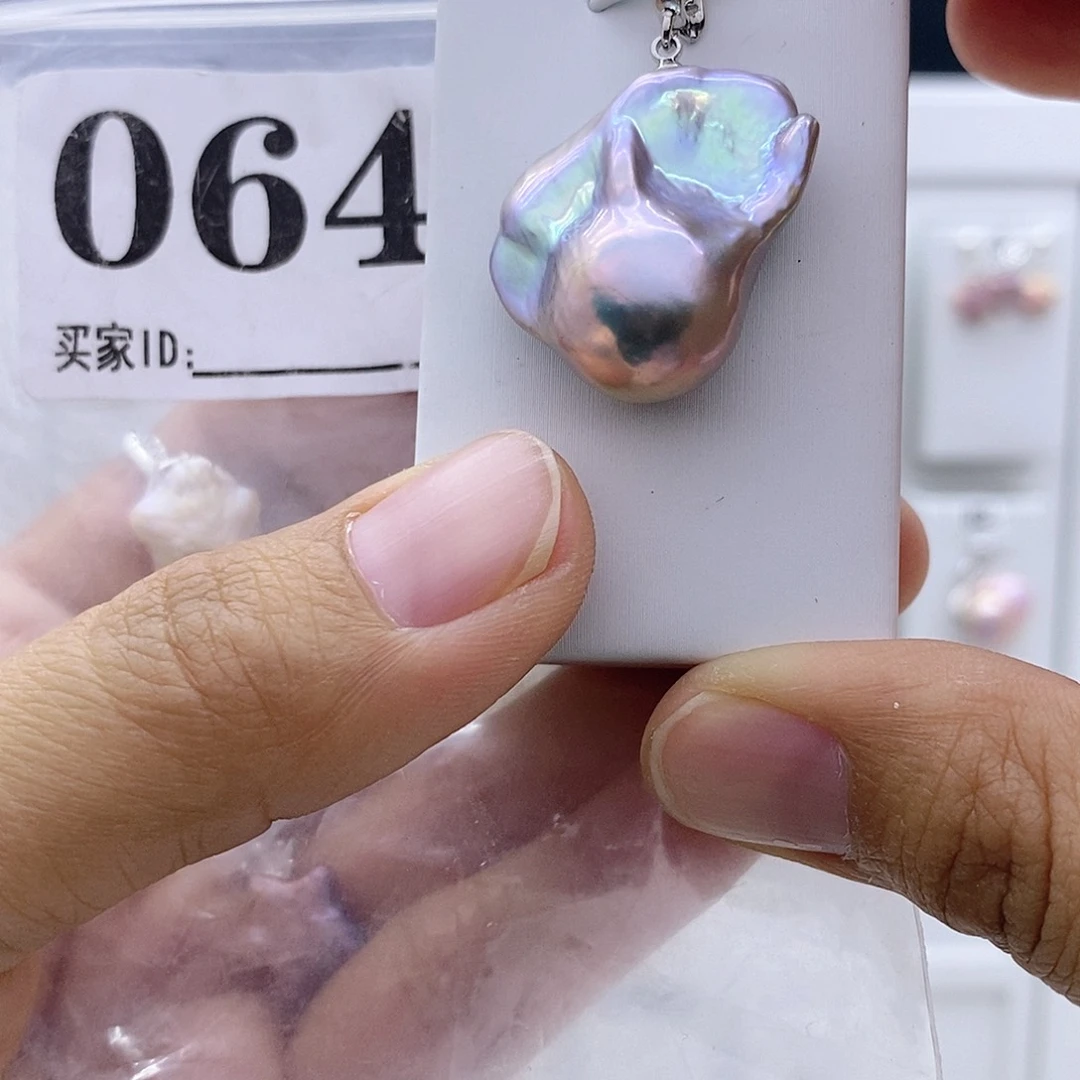 颈饰钛钢淡水珍珠