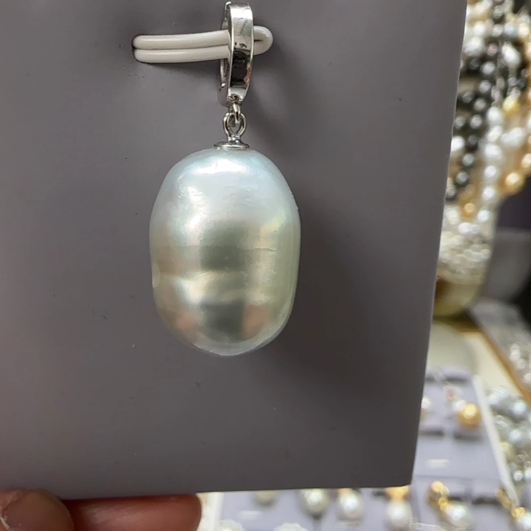 海水珍珠颈饰银S925镶嵌