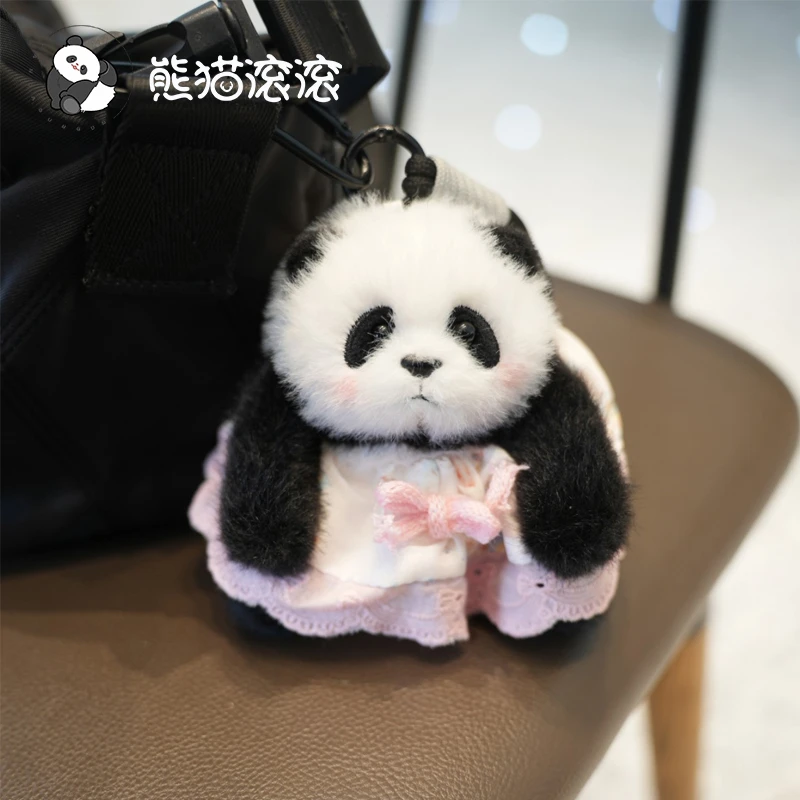 【粉色花边蝴蝶结腮红花花挂件】仿真款毛绒挂件花花玩偶礼物挂件