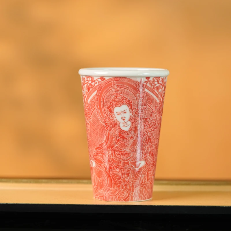 瓷语莲花生大士可乐杯